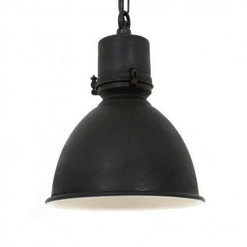 messing lamp in de kleur antiek zwart met een E27 fitting