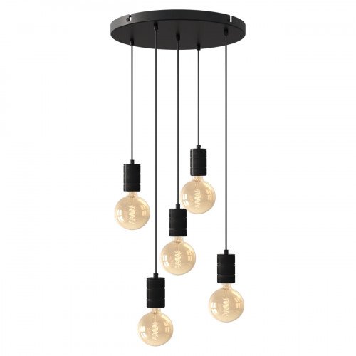 Hanglamp Calex Multi Cord Rond 5xE27