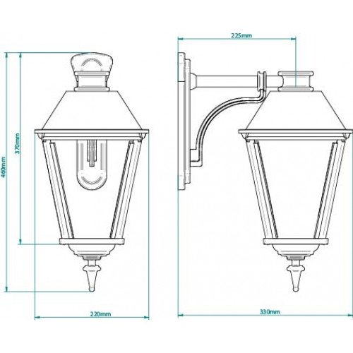 Halle Alu - KS Verlichting - Buitenverlichting Vierkant