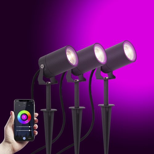 tuinspot - KS Verlichting - KS Stark antraciet - Tuinspot - Wifi LED