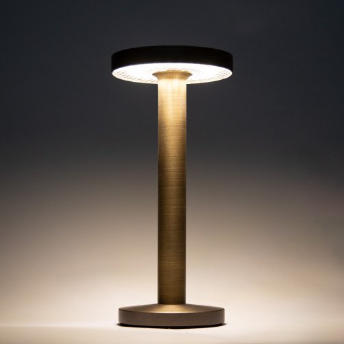 Buitenlamp en Binnenlamp Bronzen tafellamp modern