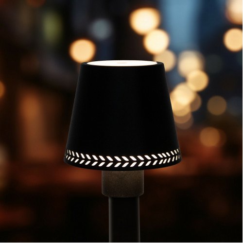 Binnen/buiten lamp - Vino Tafellamp Zwart