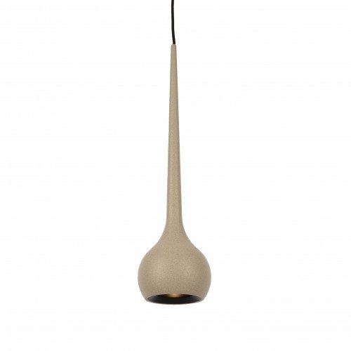 Champagne druppel-design hanglamp aluminium modern