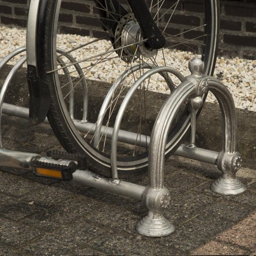 Fietsenrek Aluminium Amsterdam (1243k4) - KS Verlichting - Tuinornamenten & Overige